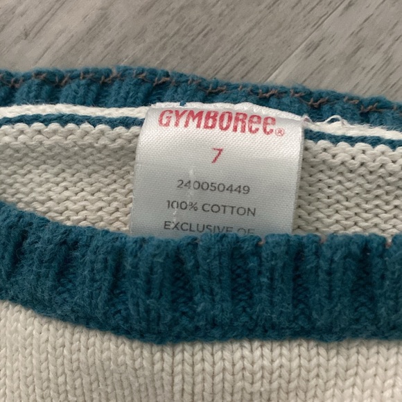 Girls Gymboree Scottish Terrier cotton long sleeve sweater size 6-7 - Picture 4 of 5